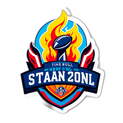 Szuper Bowl 2026 Különleges Esemény Matrica