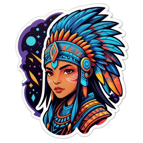 Mystical Warrior Sticker