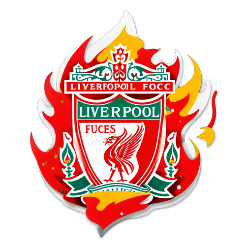 Celebratory Liverpool FC Crest Sticker