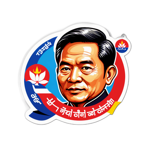 สติ๊กเกอร์การลาออกของชโลมชายเป็นหัวหน้าพรรค