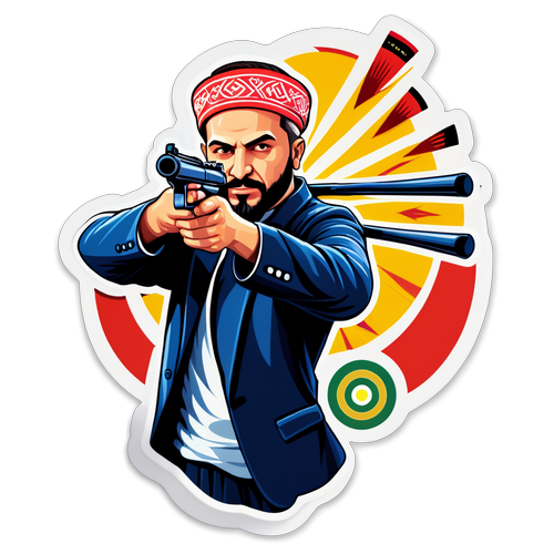 Unlock Your Focus: The Inspiring Yusuf Dikeç Sticker that Celebrates Turkish Heritage and Ambition!