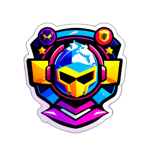 全球移动电子竞技活动启发的贴纸