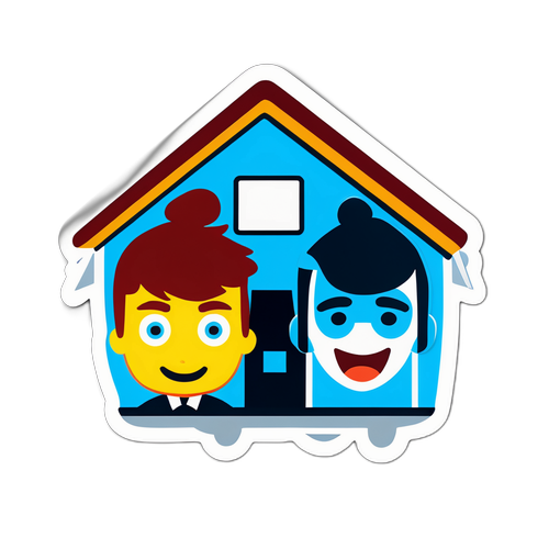 Sticker del Gran Hermano: Vive Juntos con Humor