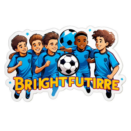 ¡El Futuro Brillante del Fútbol Juvenil Está Aquí! Descubre el Sticker que Captura su Energía y Pasión