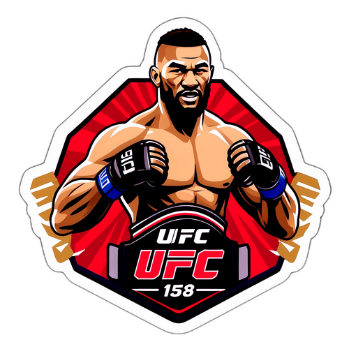 Crea un adesivo che incarna l'emozione dell'UFC