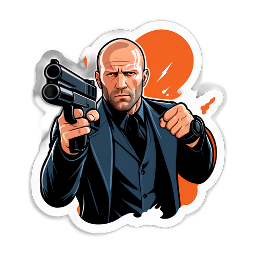 Jason Statham Akciós Matrica