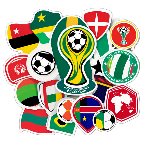 สติกเกอร์ฟุตบอลแอฟริกันเนชั่นส์คัพ
