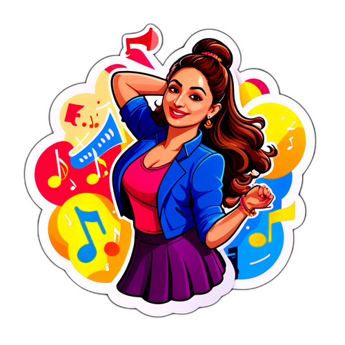 Musik og Dans Sticker