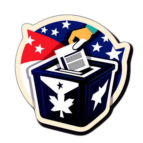 चुनाव का रोमांचक स्टिकर