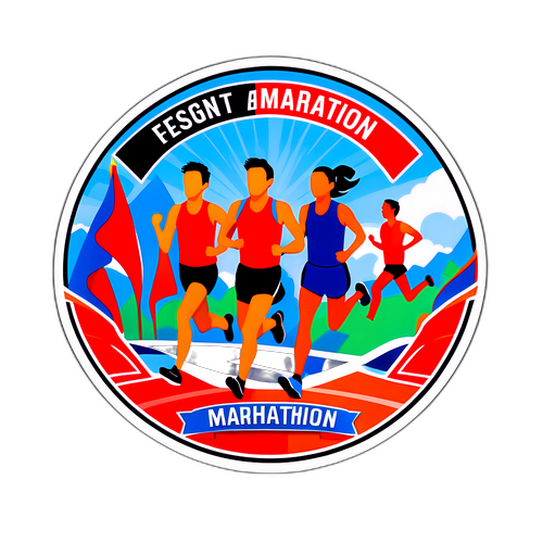 मैराथन के लिए स्टिकर