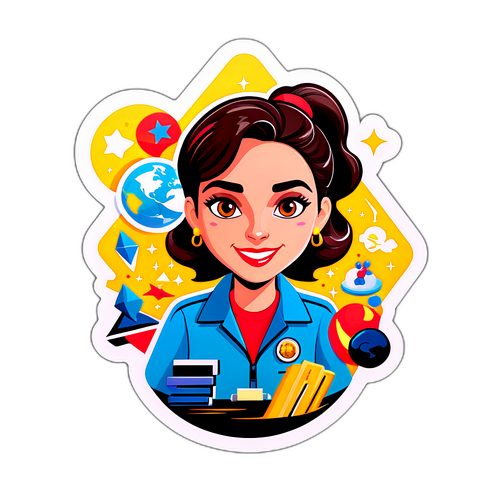 Ilustración de Noelia Marzol en estilo caricaturesco