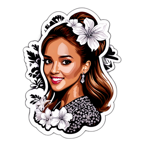 Μια κομψή αυτοκόλλητη εικόνα