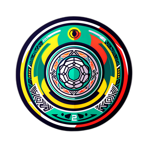 Logo futuriste pour la CAN 2027