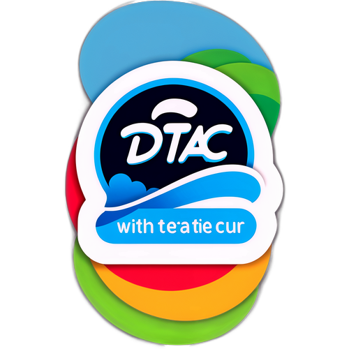 สติกเกอร์ dtac พร้อมคำขวัญที่ดึงดูดใจ
