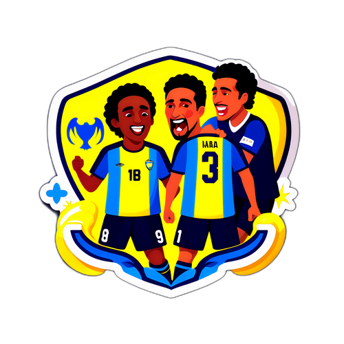 A emoção do jogo do Boca Juniors