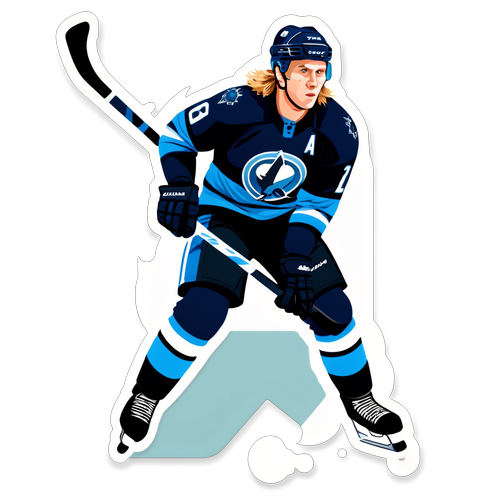 Patrik Laine Toimintaposeissa