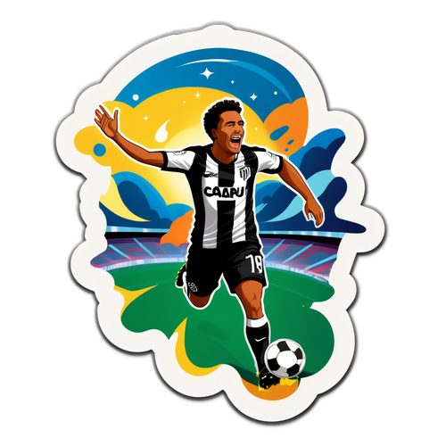 Stiker Momen Pivotal Ceara vs Atletico Mineiro