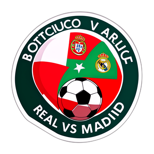 축구 공과 포르투갈 국기를 특징으로 한 스티커