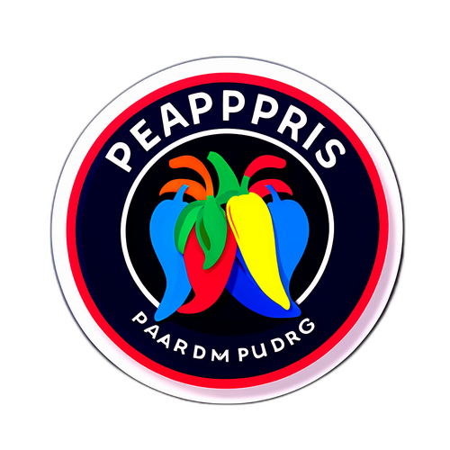 מדבקת PSG עם צ'ילי צבעוני