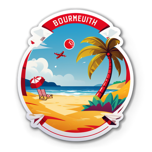 Sticker Pantai Bournemouth vs Liverpool