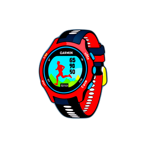 Autocollant Garmin - Montre GPS en Action