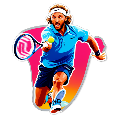 Lucas Pouille en Action