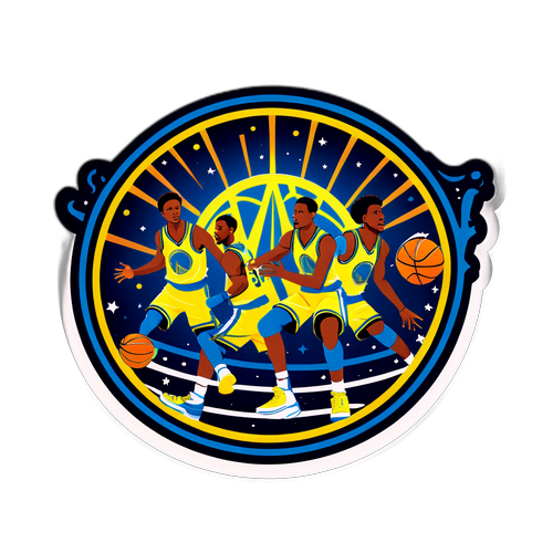 Autocollant de Basketball Magique