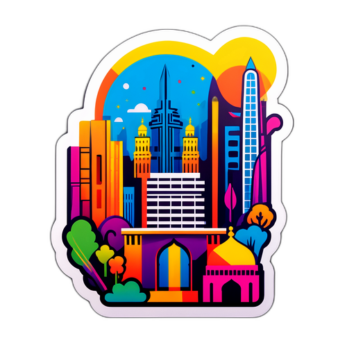 चंडीगढ़ की वास्तुकला की आधुनिकSticker