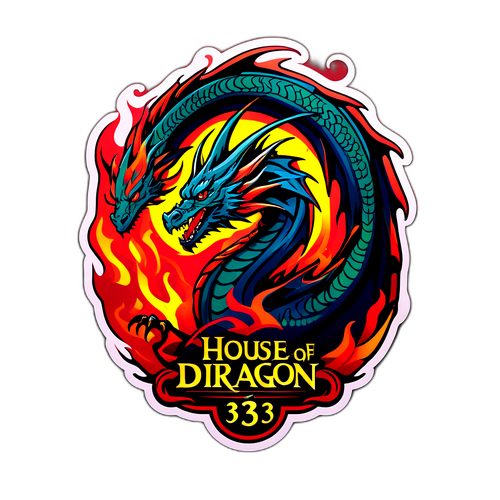 House of the Dragon Season 3 Artistic Sticker