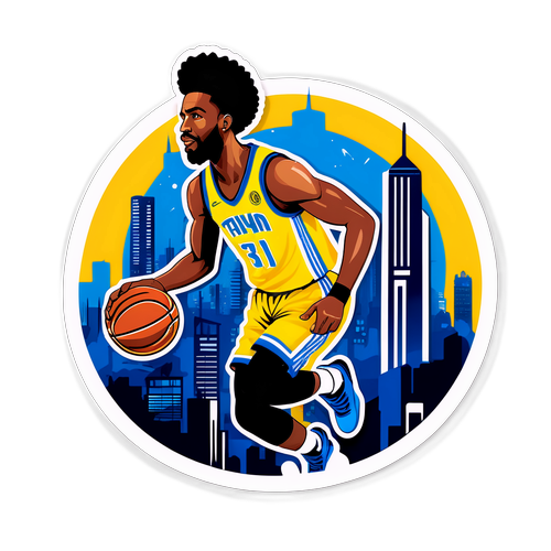 מדבקת כדורסל של מכבי תל אביב