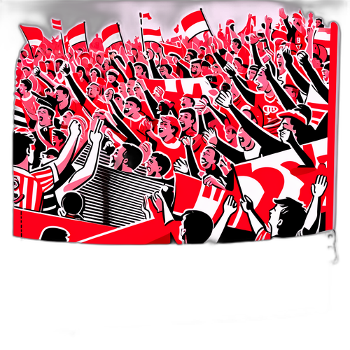 Cheering Fans at River Plate Match