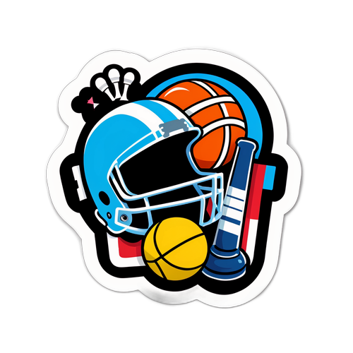Sportstema klistremerke for BBC Sport