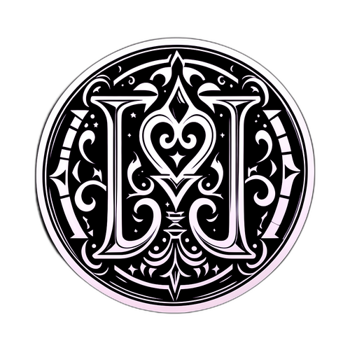 Bold Sticker med Synden Tema