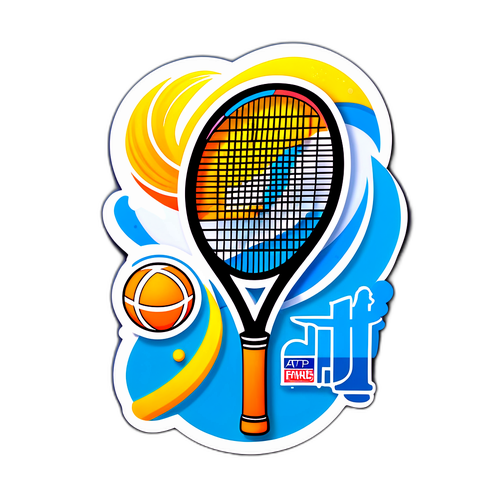 Reka Bentuk Grafik Raket Tenis dan Bola