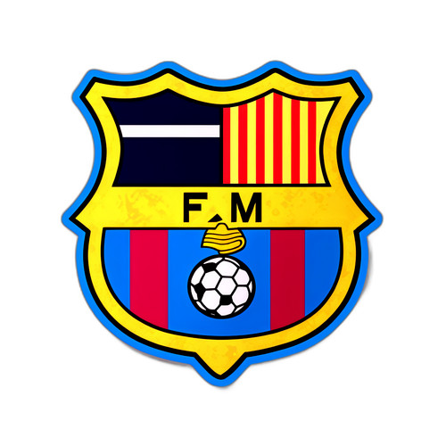 FC Barcelona Embléma Matrica