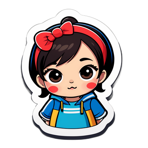 패션 아이콘 스티커 디자인