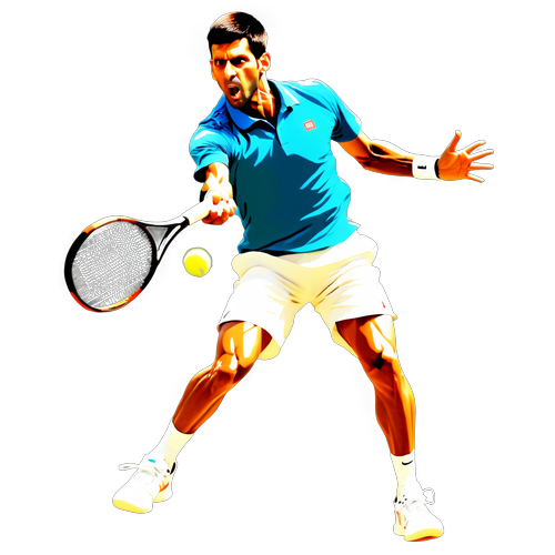 Adhesiv inspirat de un jucător de tenis celebru