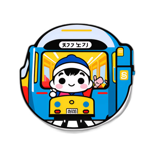 仙台市地下鉄のかわいいキャラクターイラスト