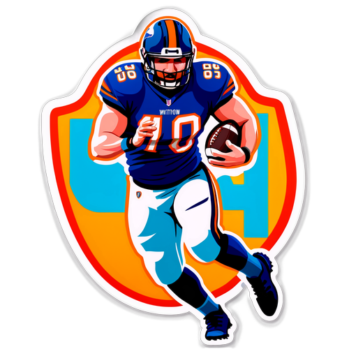 Dynamic Football Sticker Featuring Andrew Whitworth