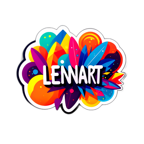 Stiker Warna-warni 'Lennart Karl'