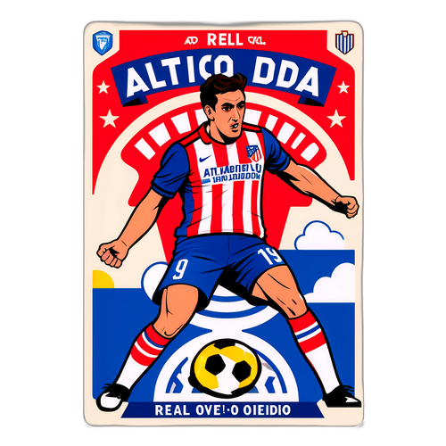 Áo đấu cổ điển Atlético Madrid vs. Real Oviedo