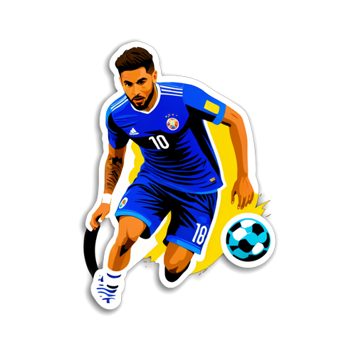 Aufkleber für Dani Rodríguez in Aktion