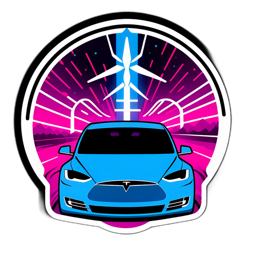 भविष्यवादी स्टिकर: टेस्ला और इलेक्ट्रिक ग्रिड