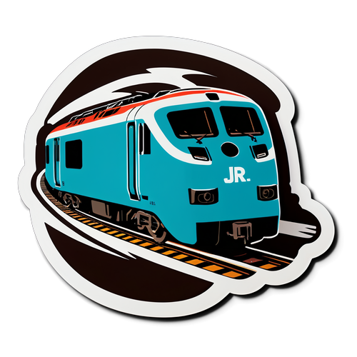 鉄道の旅をテーマにしたデザイン | PopSticker