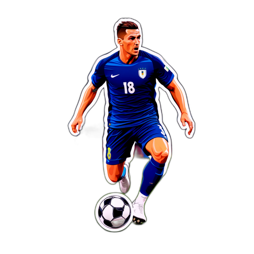 Vlahovic in Azzurro