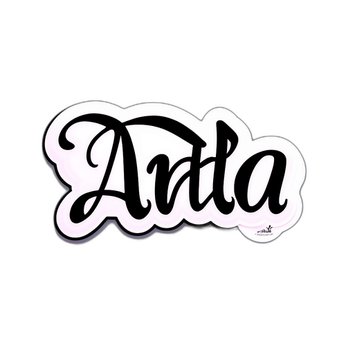 Stiker Chic dengan Kata 'Anda'