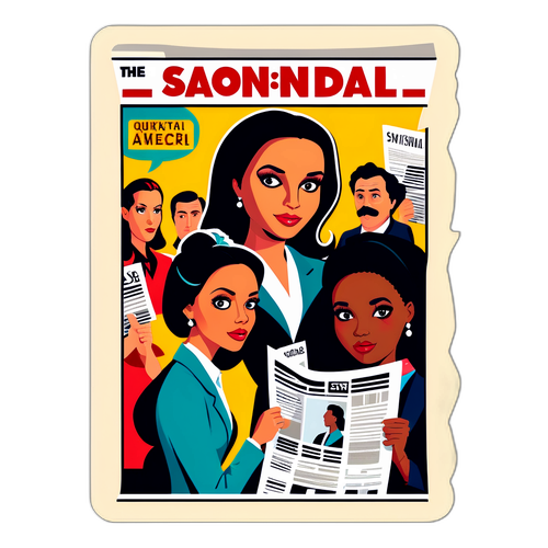 Isang Kakaibang Sticker ng 'Scandal'