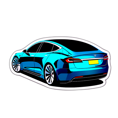 Futuristické auto Tesla