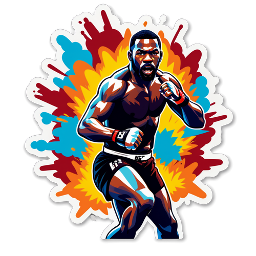 Sumasabog na Enerhiya! Jon Jones sa Gitna ng Pagsabog sa UFC Sticker!