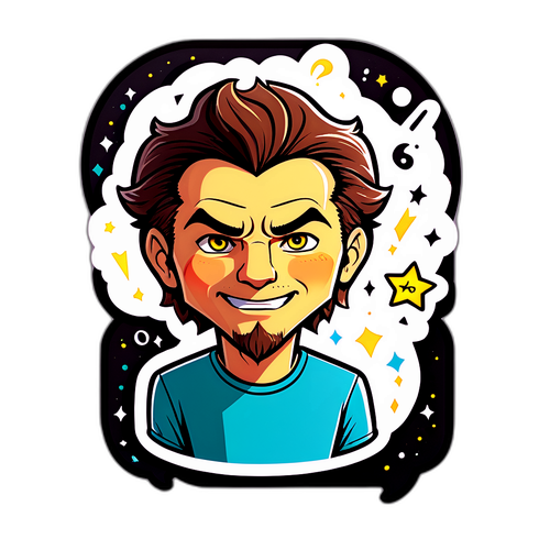 팬을 위한 특별 스티커: 레오의 유명한 표정과 서명 디자인